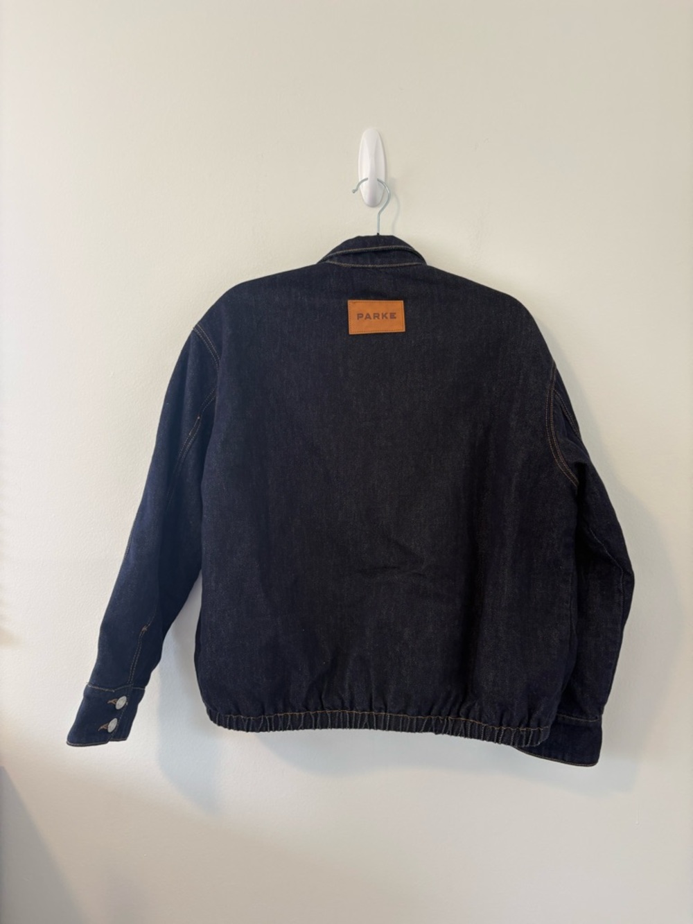 PARKE Lined Bomber Jacket S/M - Picture 3 of 6